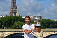 Rafael Nadal at the 2022 French Open.